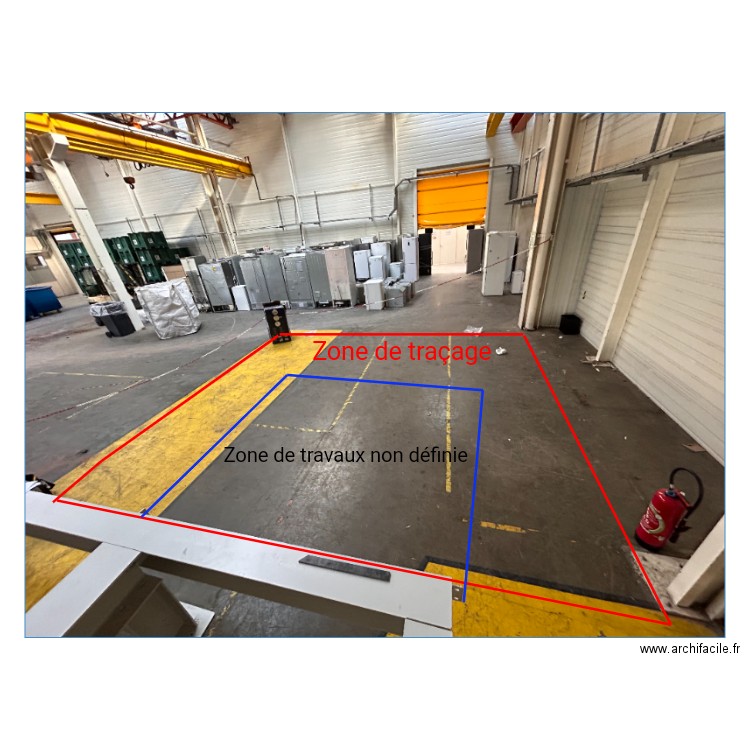 Zone traçage . Plan de 0 pièce et 0 m2
