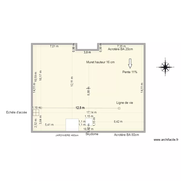 Toiture Credit Agricole. Plan de Toiture Credit Agricole. Plan de