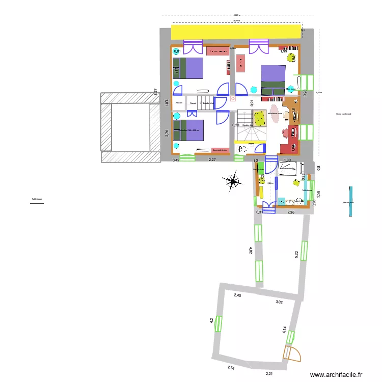 caoussado10fé+toits. Plan de caoussado10fé+toits. Plan de