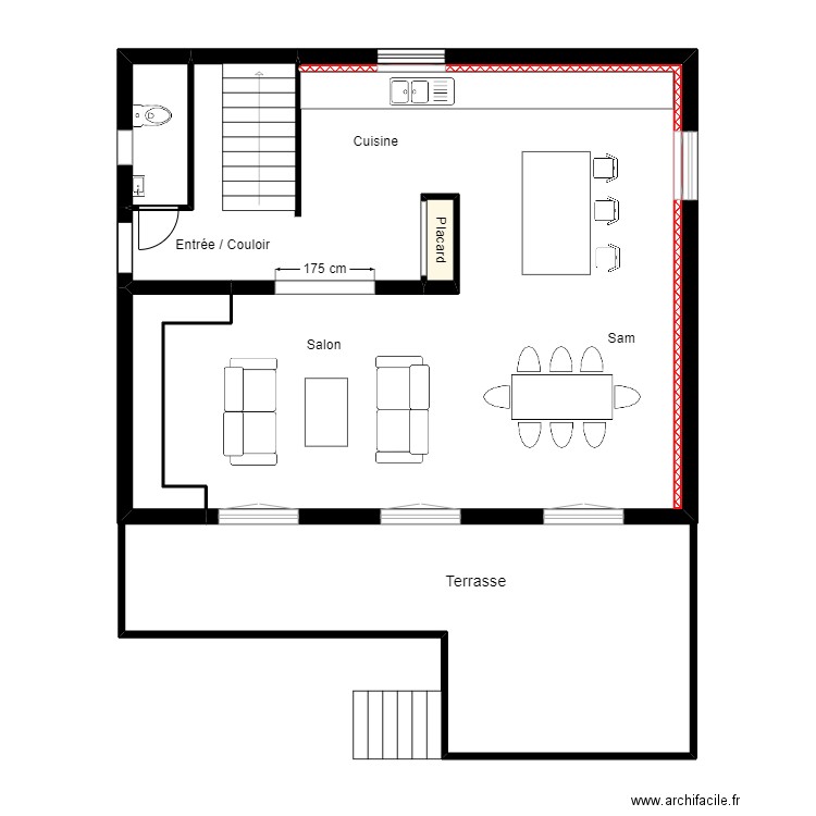 DECATOIRE RDC PROJET 8. Plan de 0 pièce et 0 m2
