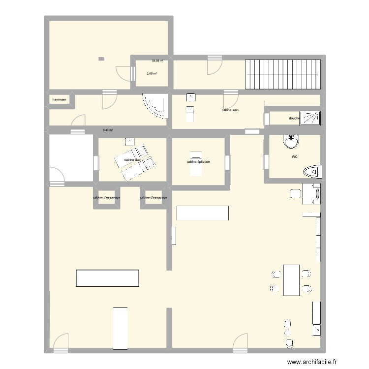 plan Milano. Plan de 13 pièces et 219 m2