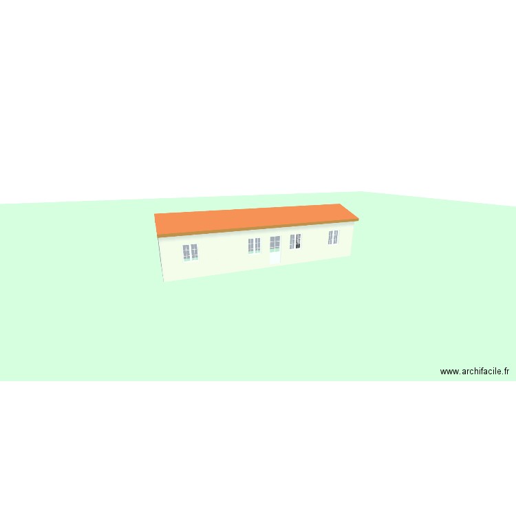 gaudin. Plan de 3 pièces et 5 m2