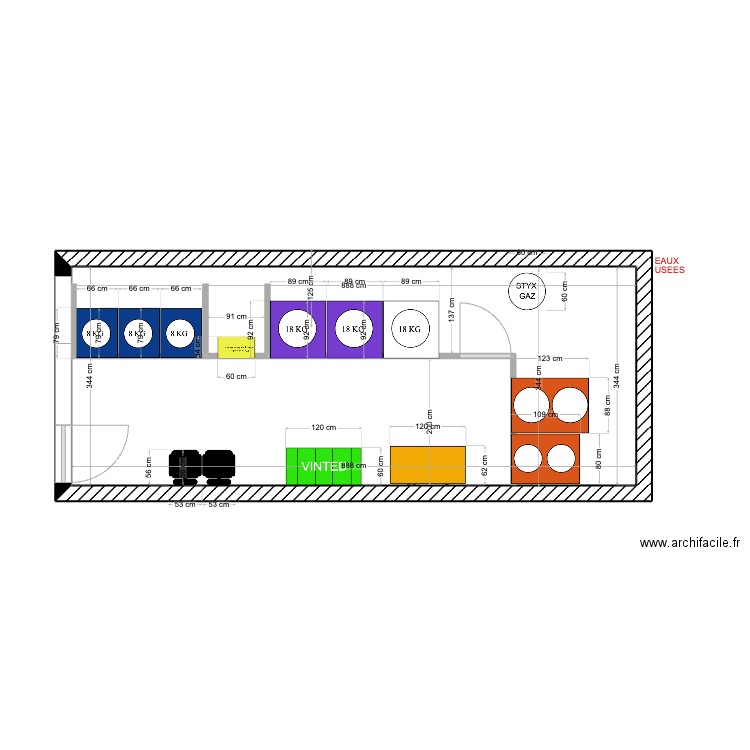 Local HENRIO MERIGNAC 2. Plan de 1 pièce et 31 m2