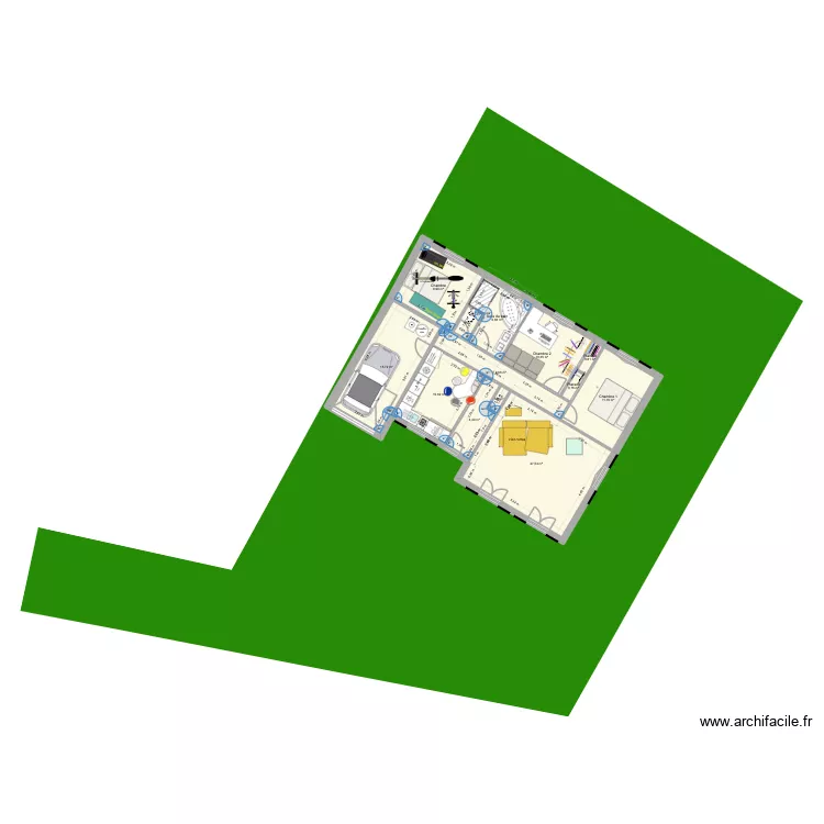 BATIMMOé. Plan de 12 Pièces et 107 m² BATIMMOé. Plan de 12 Pièces et 107 m²