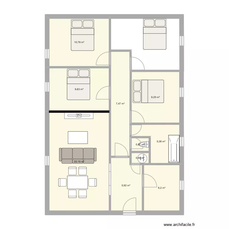 allonnes traveux apartement. Plan de 10 Pièces et 78 m² allonnes traveux apartement. Plan de 10 Pièces et 78 m²