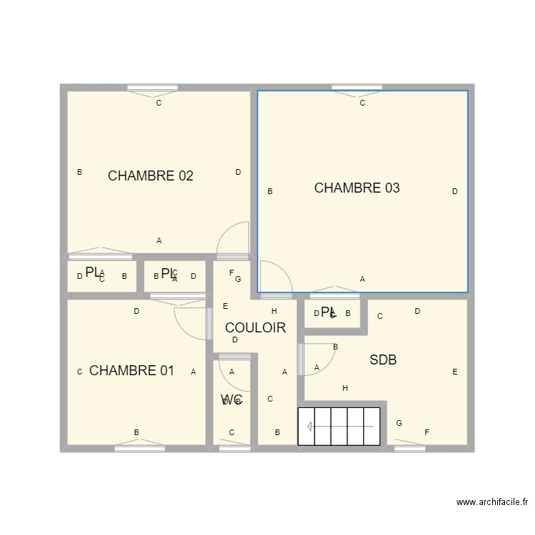ETAGE ST MARTIN DE CRAU. Plan de 0 pièce et 0 m2