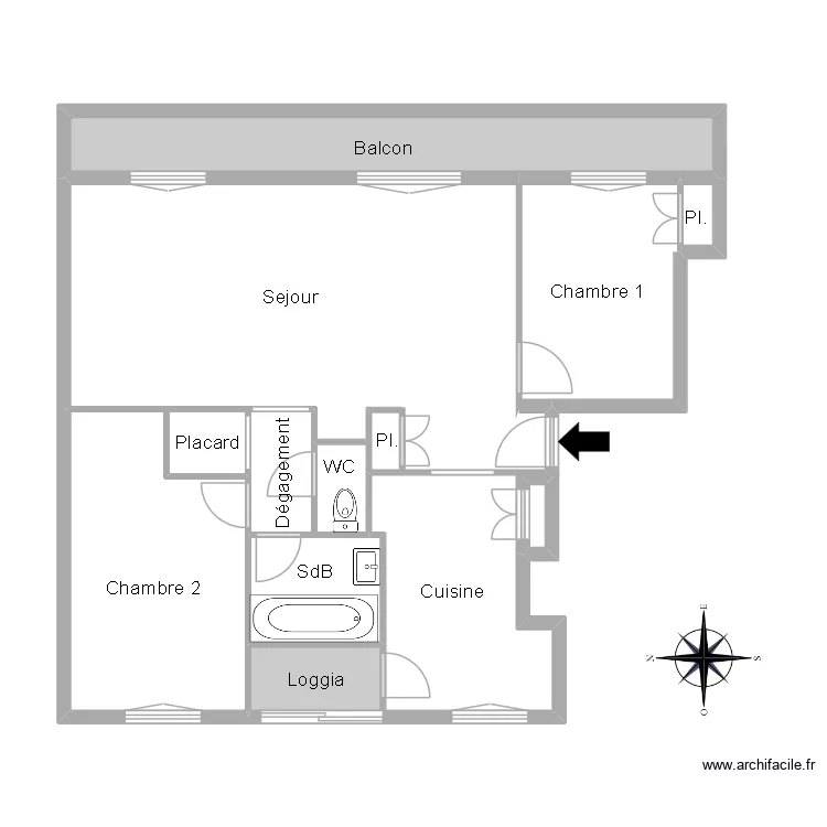 51707 LIPARI. Plan de 10  et 66 m²