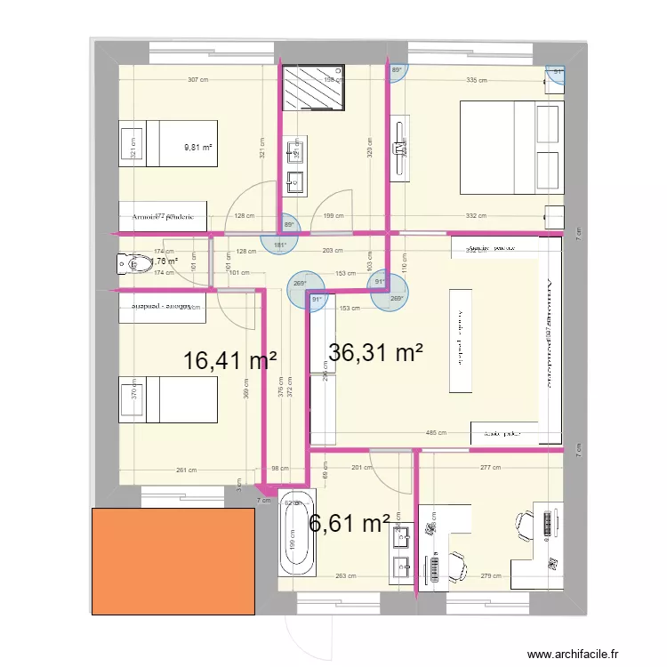 CARO NOVA 3. Plan de 
