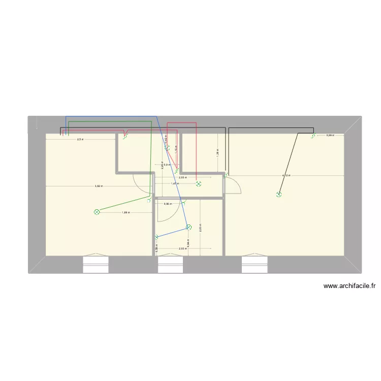 tranche 2_ etage_&eacute;clairage. Plan de 