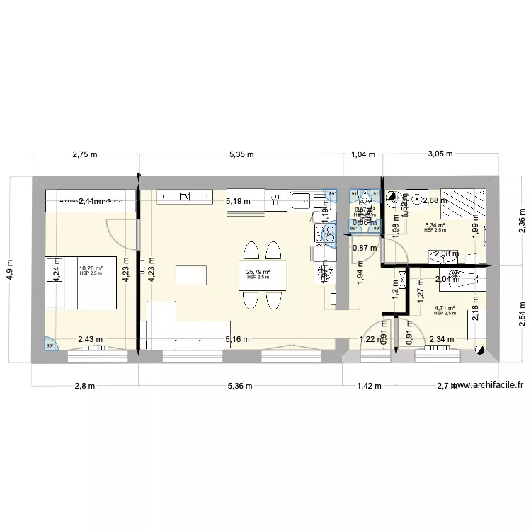 Plan Saint Pourçain Etage. Plan de Plan Saint Pourçain Etage. Plan de