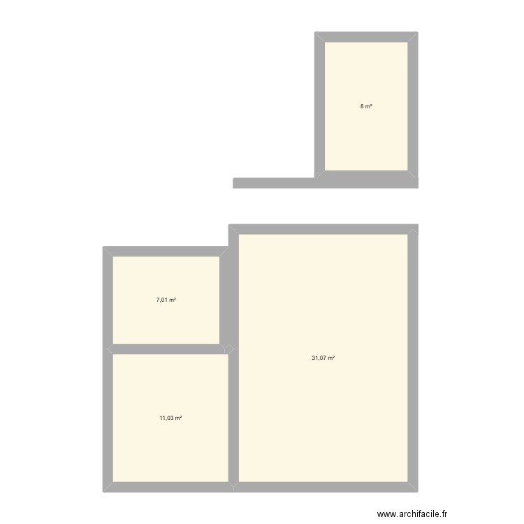 PLAN 3D SAINT MANDE. Plan de 4 pièces et 57 m2