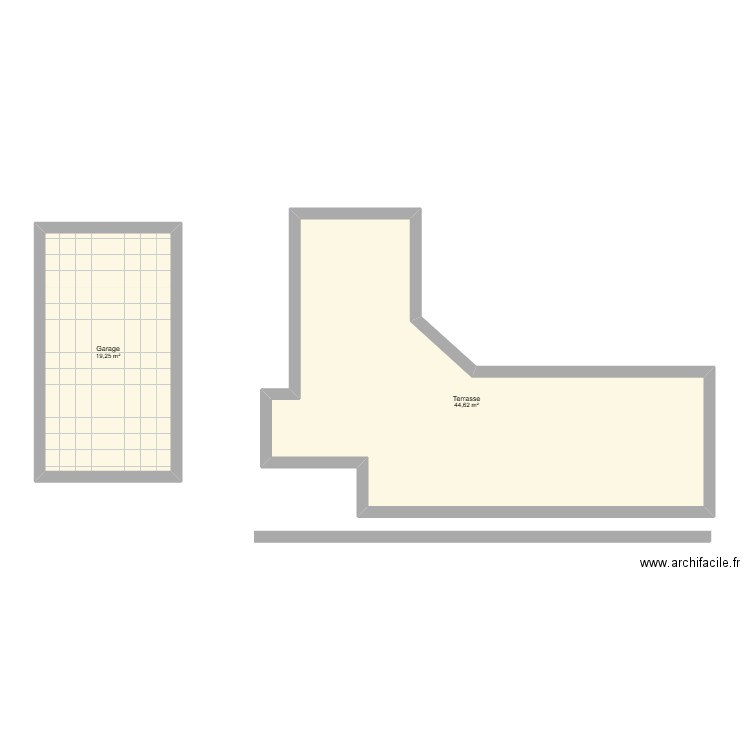AMBATO Carreaux. Plan de 2 pièces et 64 m2