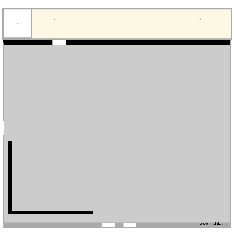 eXO MAGASIN. Plan de 3 pièces et 6630 m2