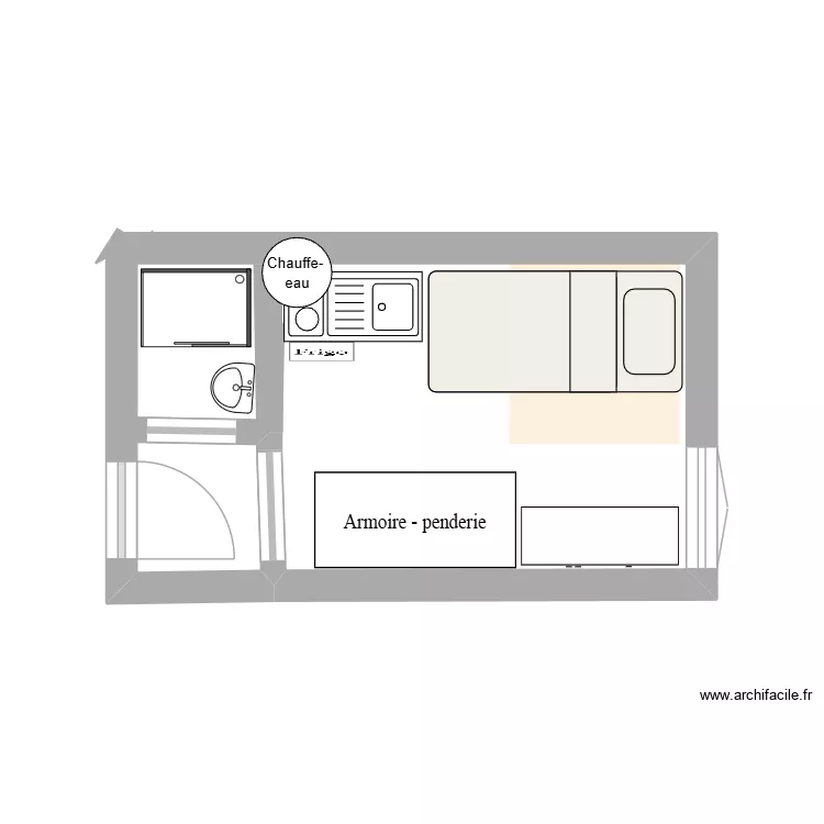29 courcelles bis. Plan de 