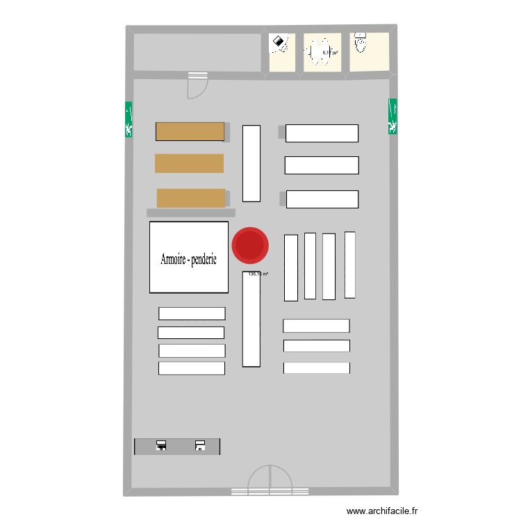 besson. Plan de 0 pièce et 0 m2
