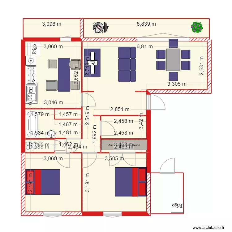 michel. Plan de 6 et 79 m² michel. Plan de 6 et 79 m²