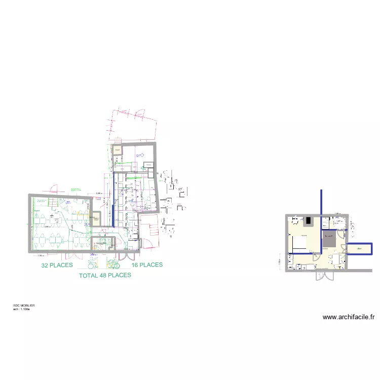 plan semainaire en appartement. Plan de 