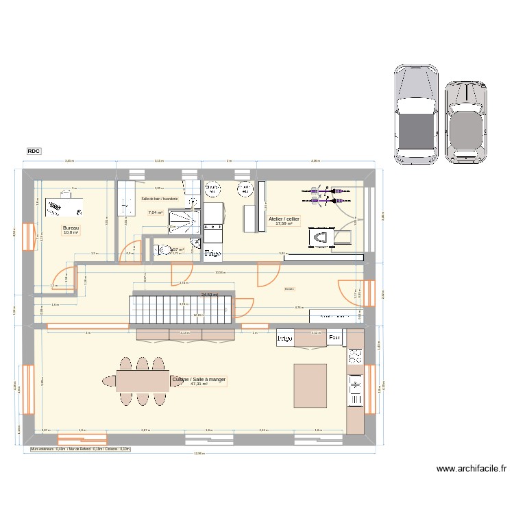 Projet Maison 27-01-2026. Plan de 0 pièce et 0 m2