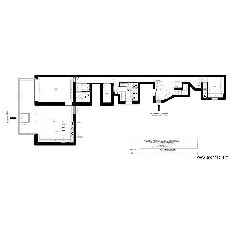 MAISON GABRIEL PLAN aménagement. Plan de 12 pièces et 137 m2