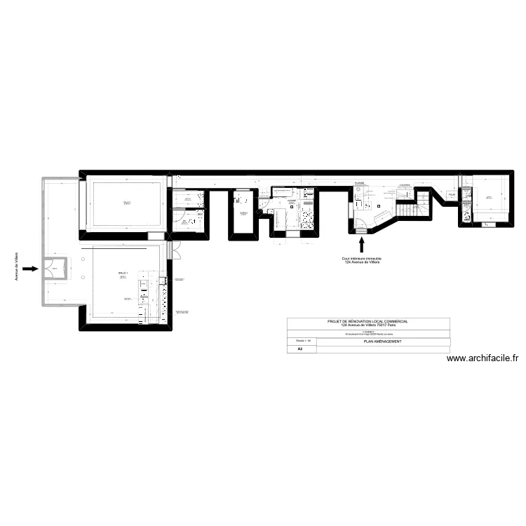 MAISON GABRIEL PLAN am&eacute;nagement. Plan de 