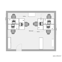 plan bureau ilot 2*3