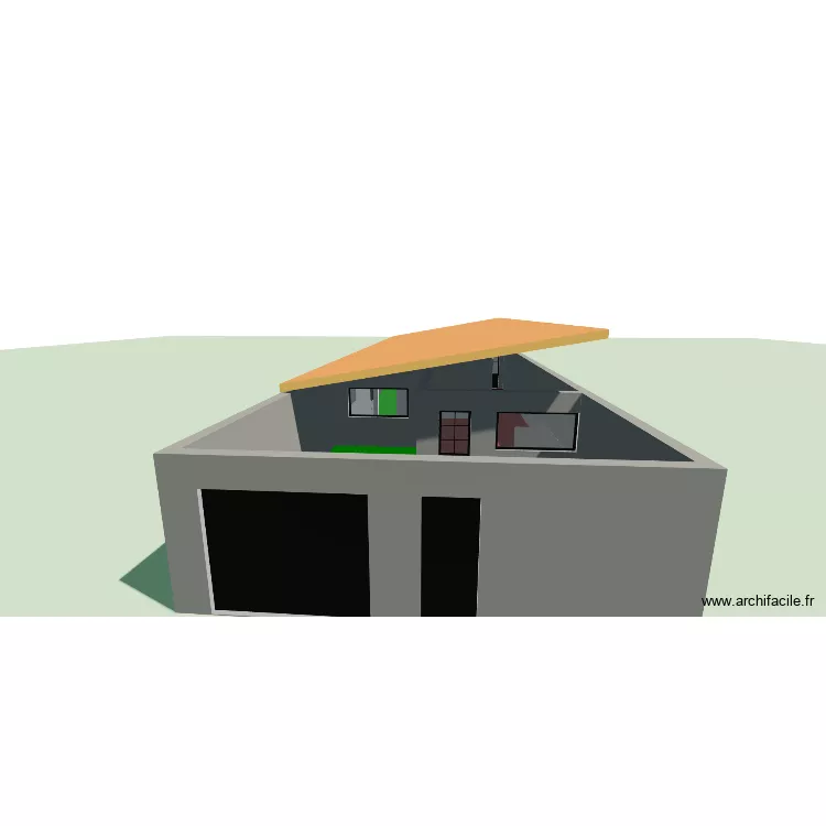 projeto. Plan de 8  et 165 m²