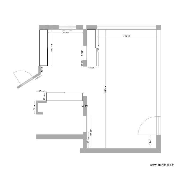 Thelem Falaise. Plan de 0 pièce et 0 m2