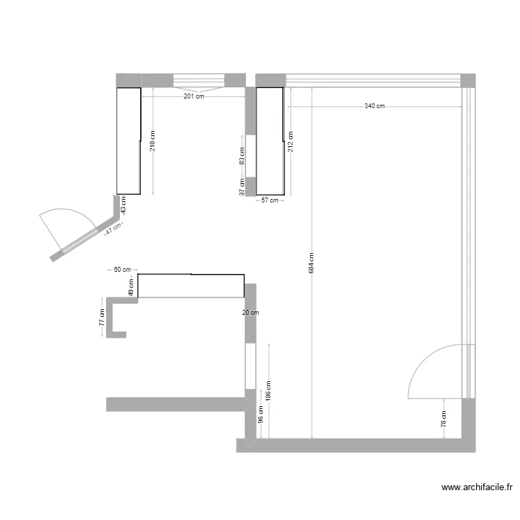 Thelem Falaise. Plan de 