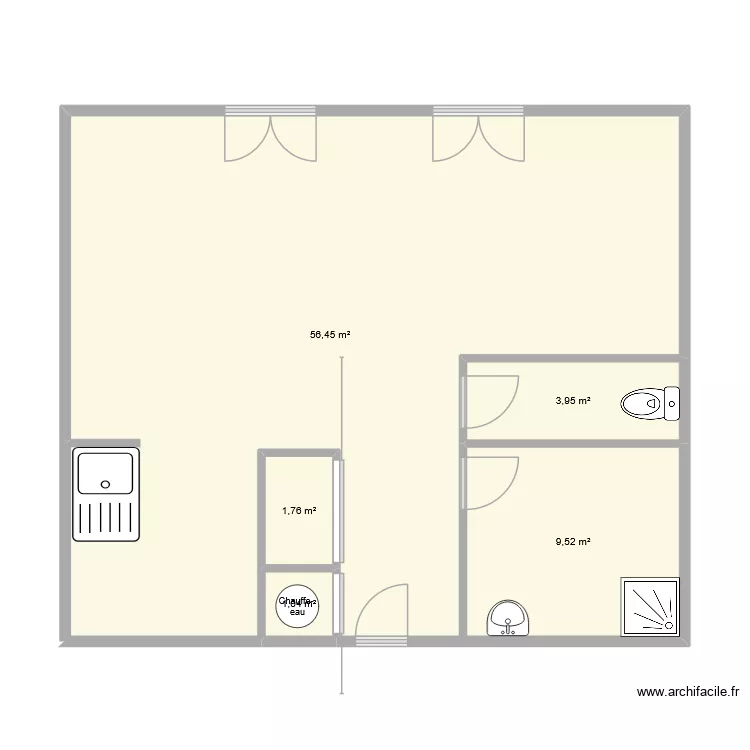 maison sohan. Plan de 5 Pièces et 73 m² maison sohan. Plan de 5 Pièces et 73 m²