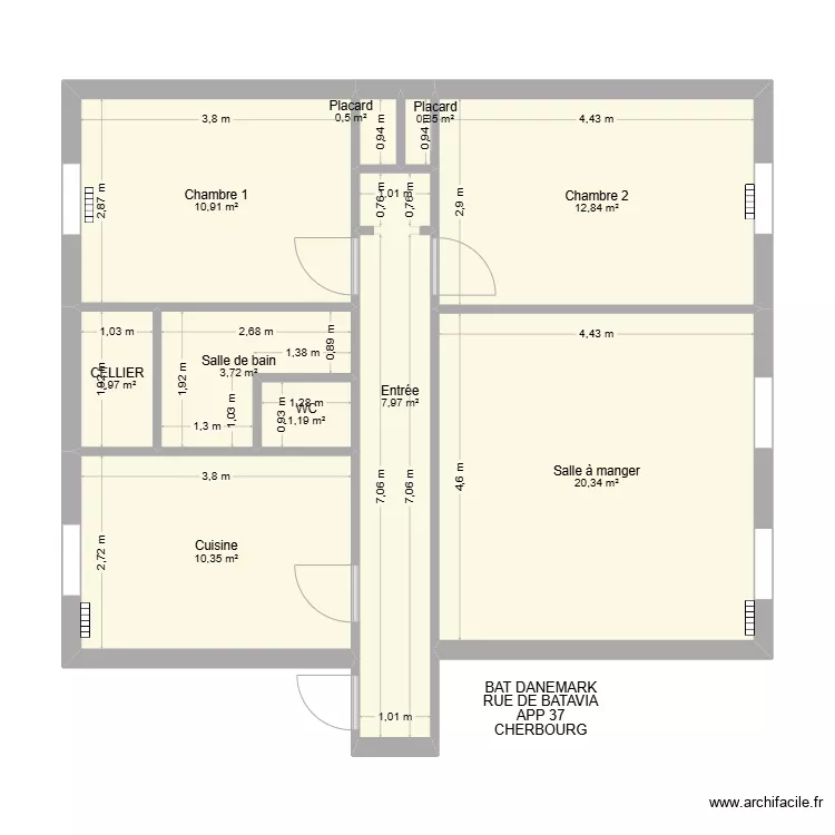 BAT DANEMARK APP 37. Plan de 