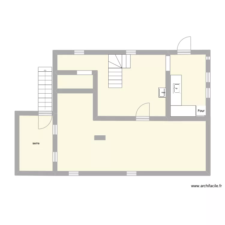 SPECHT ALABRI. Plan de 5  et 63 m²