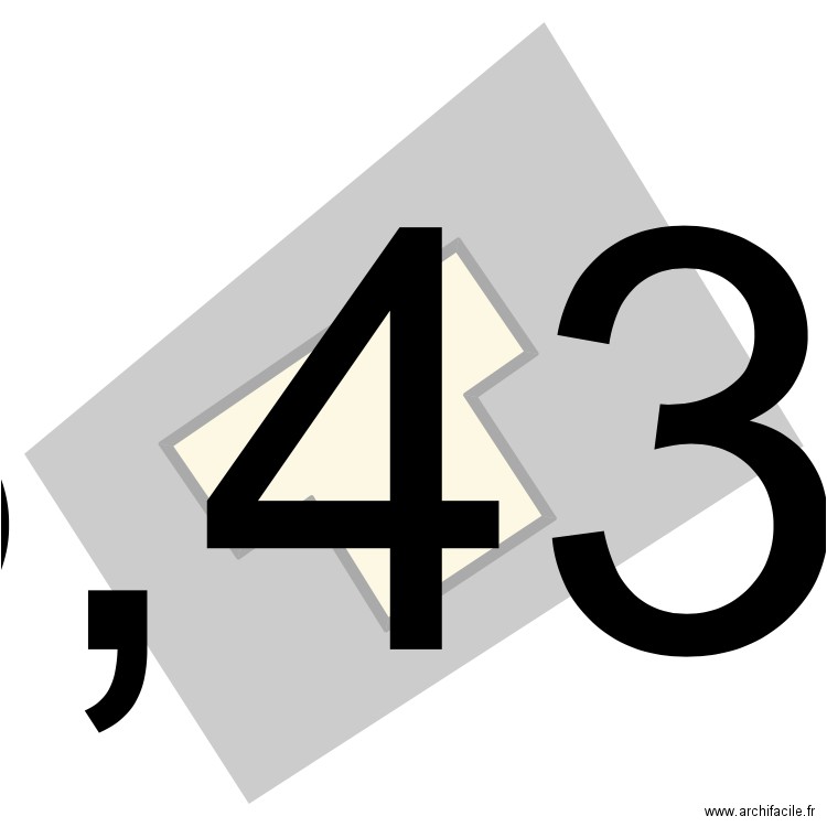 Plan Katia. Plan de 1 pièce et 133 m2