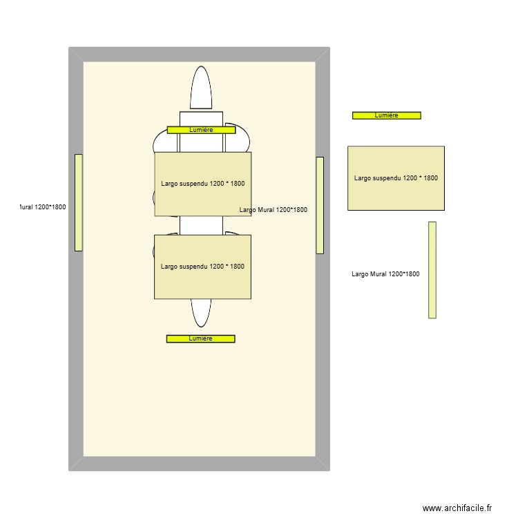 Université de Toulon Z018. Plan de 1 pièce et 31 m2