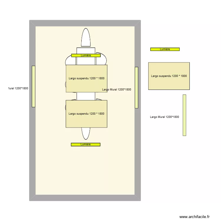 Universit&eacute; de Toulon Z018. Plan de 1 pièce et 31 m²