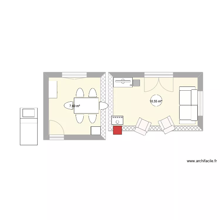 am&eacute;nag chalet. Plan de 