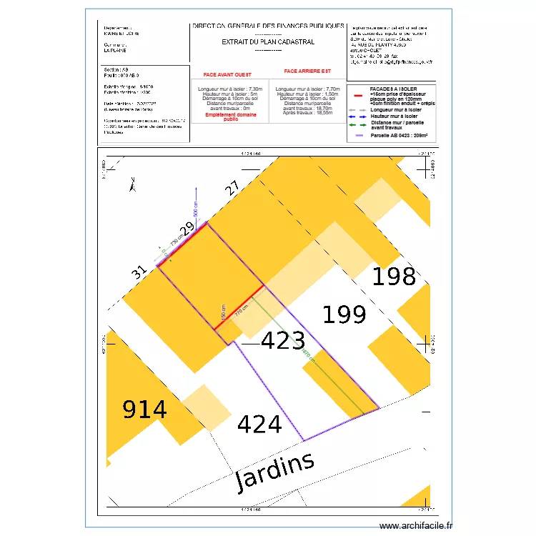 dp02 AUDUSSEAU. Plan de 