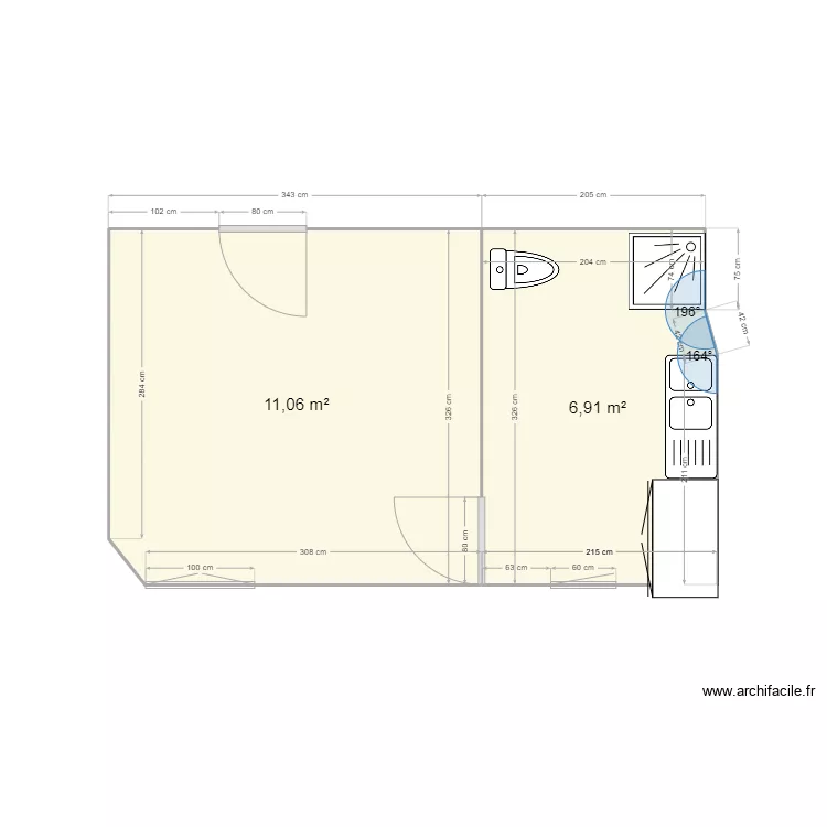 Falgui&egrave;re . Plan de 