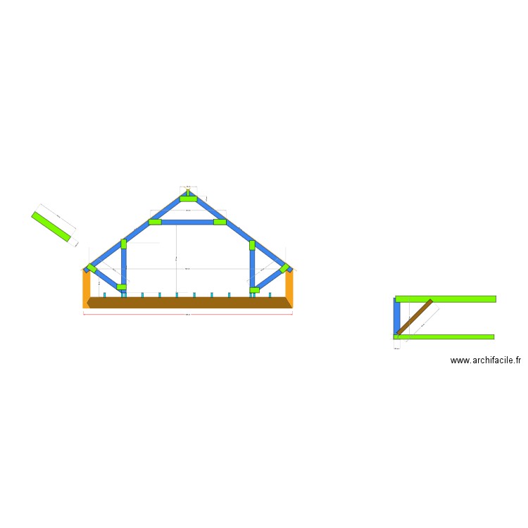 charpante montage. Plan de 0 pièce et 0 m2