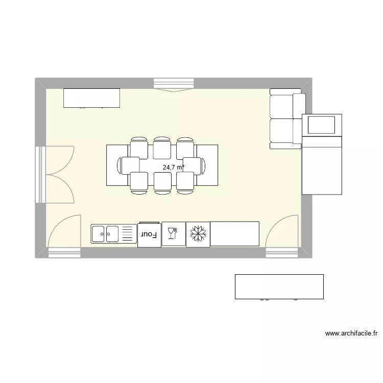 piece piscine villa. Plan de 