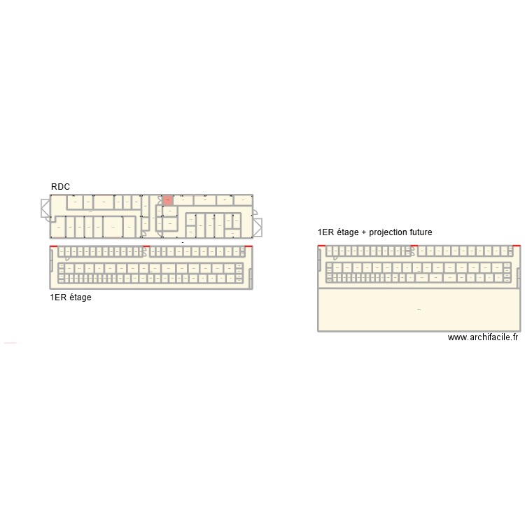 agrandissement Besançon 2025. Plan de 194 pièces et 2048 m2