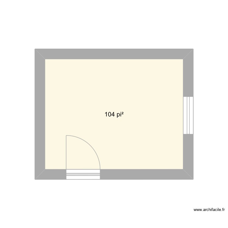 Chambre. Plan de 0 pièce et 0 m2