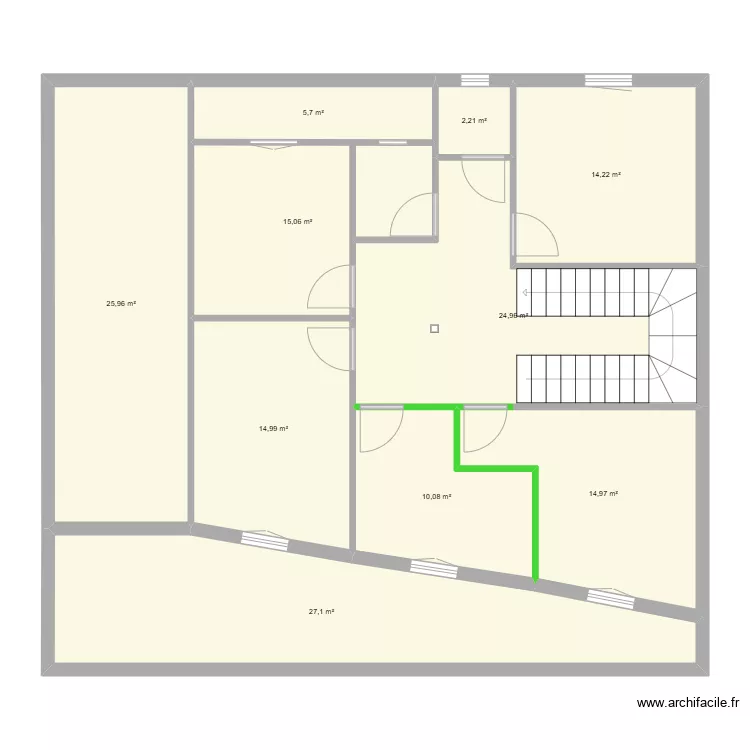 HICHAM ETAGE. Plan de 