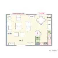 Cuisine arclinea table arrondie