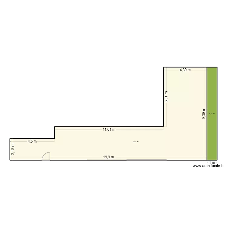 plan esquay cour pavé. Plan de 2 et 98 m² plan esquay cour pavé. Plan de 2 et 98 m²