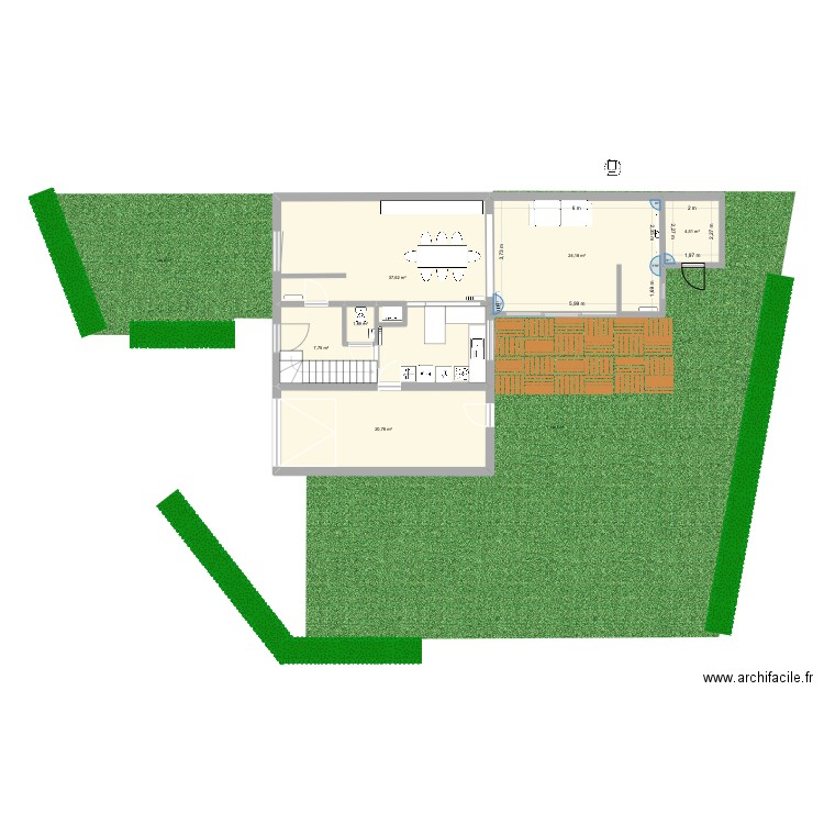 Chéreng - Actuel 2. Plan de 7 pièces et 167 m2