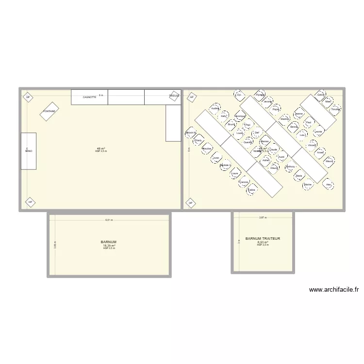 Perso Aurelien. Plan de 4  et 123 m²