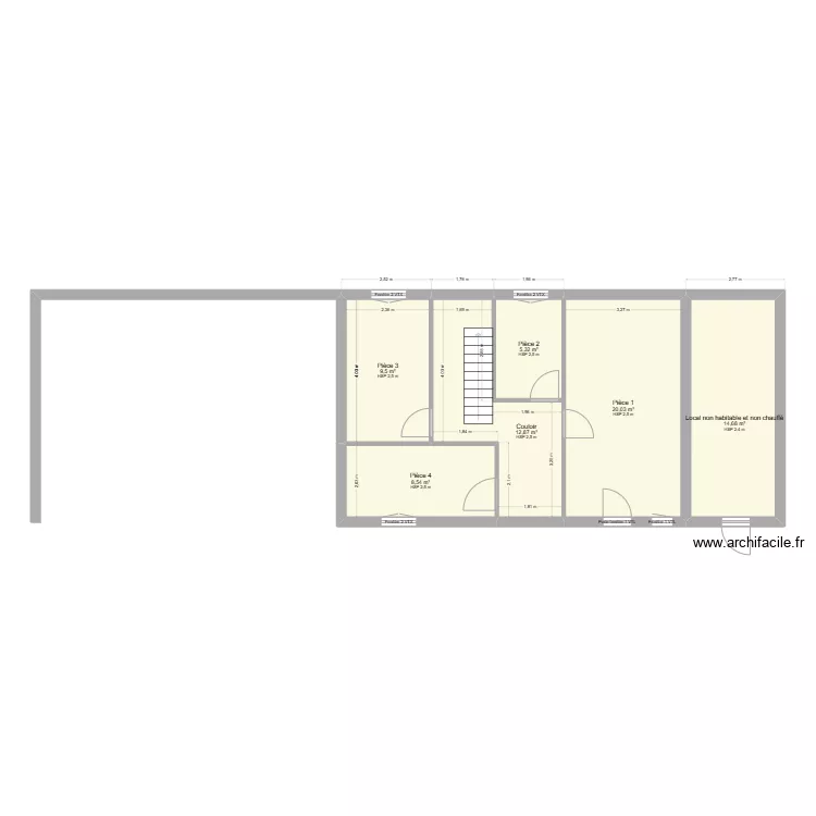 MORIAME R-1 EDL. Plan de 