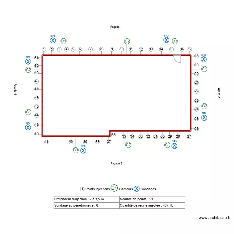 Sidoisne. Plan de 1 Pièce et 63 m² Sidoisne. Plan de 1 Pièce et 63 m²