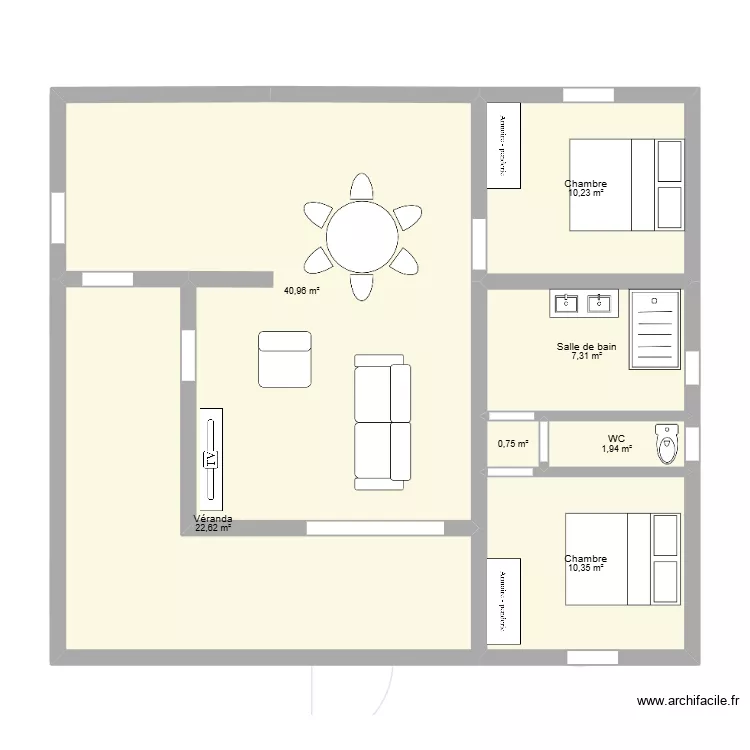 Stella. Plan de 15  et 294 m²