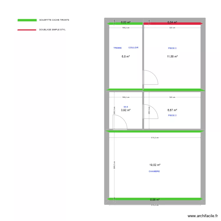 MARCELLIN MORMOIRON. Plan de 